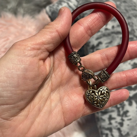 Heart bracelet silver red - Picture 8 of 13